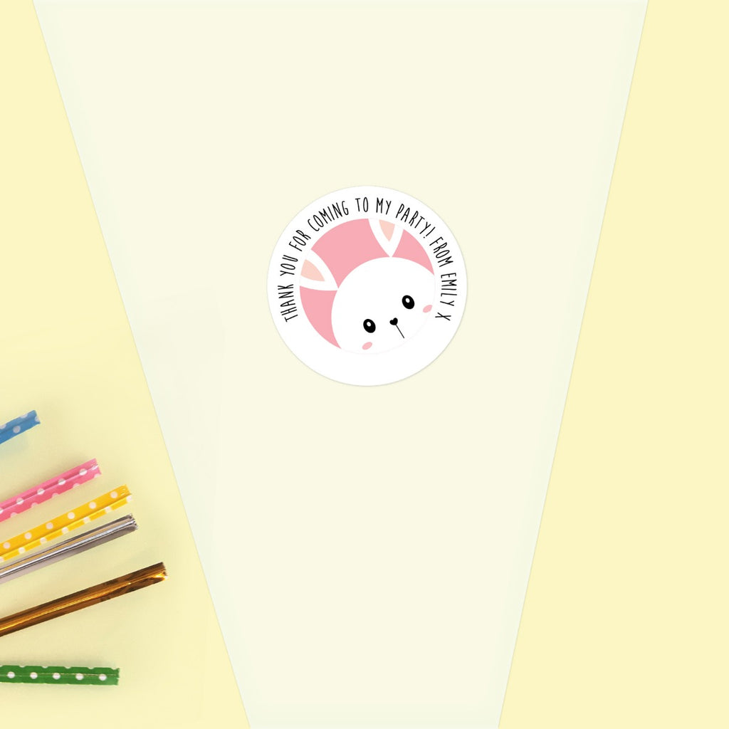 Pink Rabbit - Sweet Cone & Sticker - Pack of 35