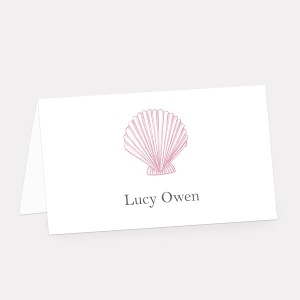 Pretty Seashells Place Card