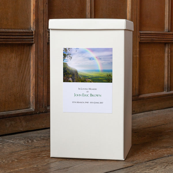 Funeral Post Box - Rainbow View