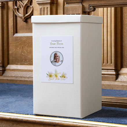 Funeral Post Box - Three Lilies