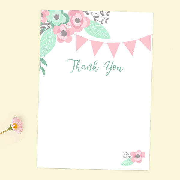 Thank You Cards - Pretty Pastel Party - Pack of 10