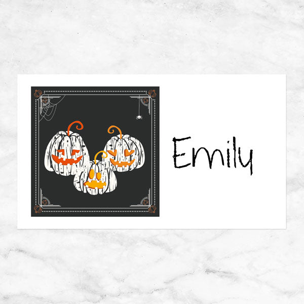 Pumpkin Trio - Halloween Party Bag & Sticker - Pack of 10