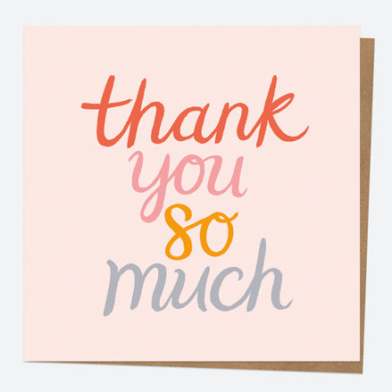 Rainbow Wishes - Lettering - Thank You