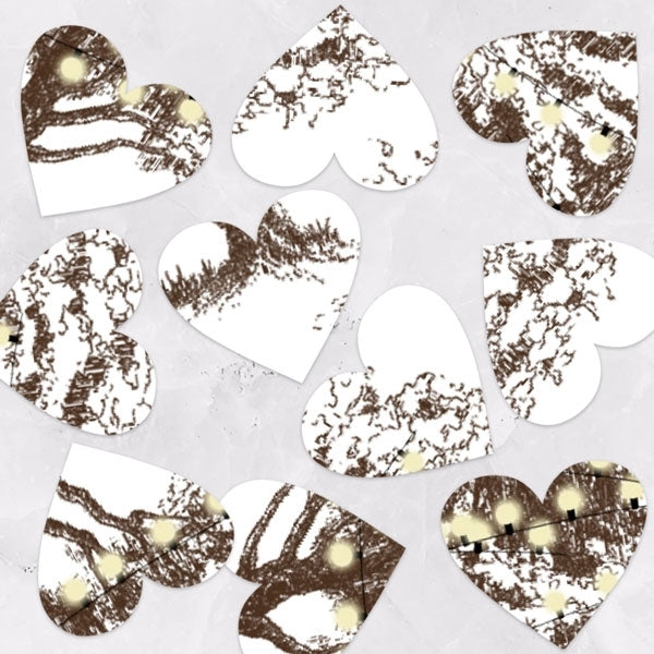 Romantic Woodland Tree - Heart Table Confetti