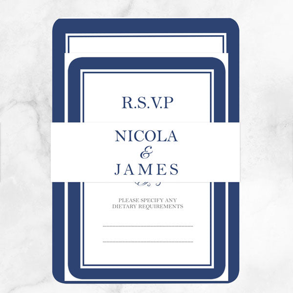 Royal Border - Boutique Wedding Invitation & RSVP