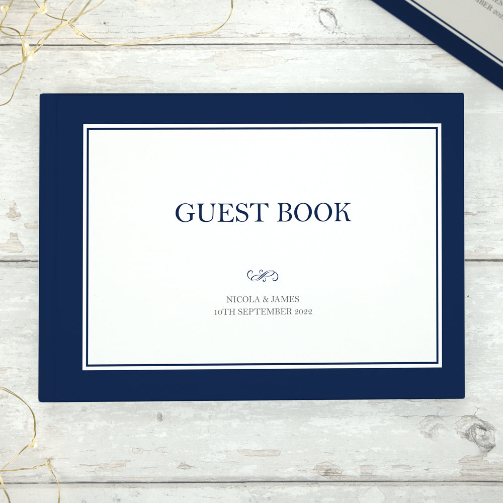Royal Border - Wedding Guest Book