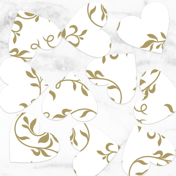 Royal Monogram - Heart Table Confetti