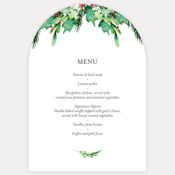 Festive Foliage Iridescent RSVP Cards