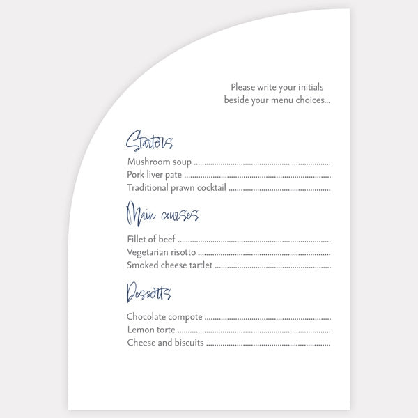 Modern Sprig Iridescent RSVP Cards