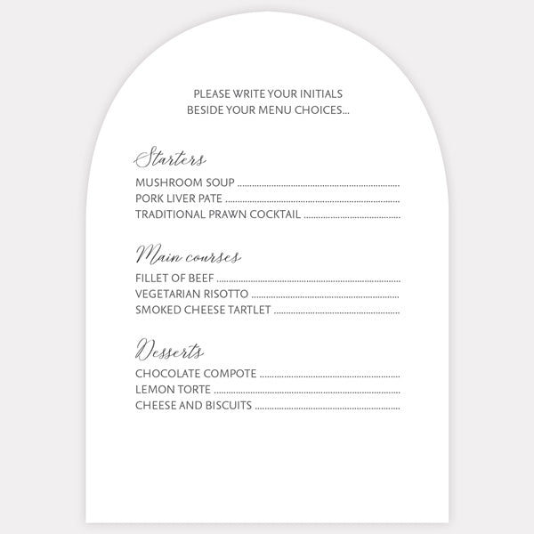 Watercolour Pussy Willow Iridescent RSVP Cards