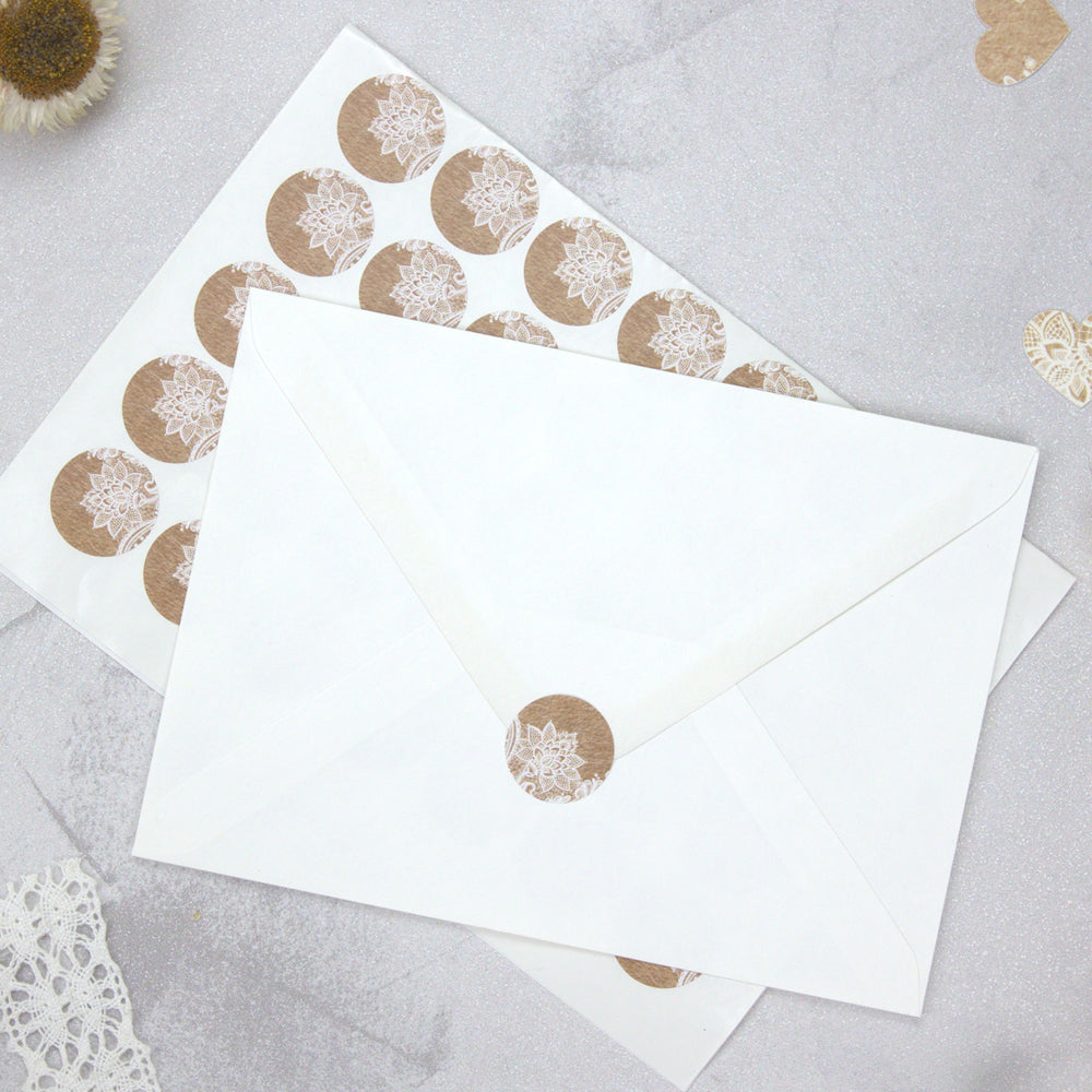 Wedding Stickers. Foiled Personalised Initials Envelope Seals. -  UK