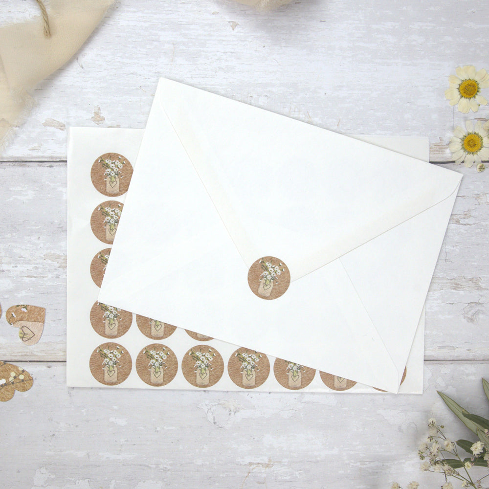 Gold Foil Classic Envelope Seals