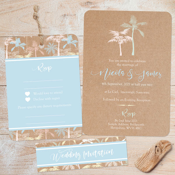 Rustic Palm Trees Boutique Sample