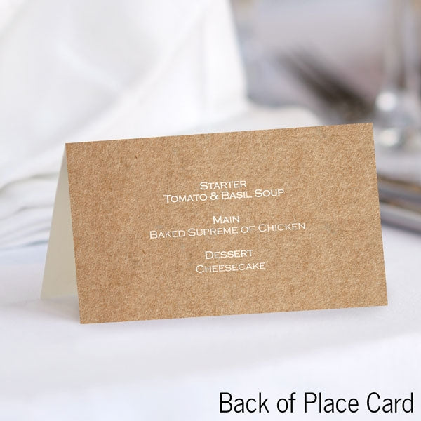 Rustic Wedding Lace Place Cards