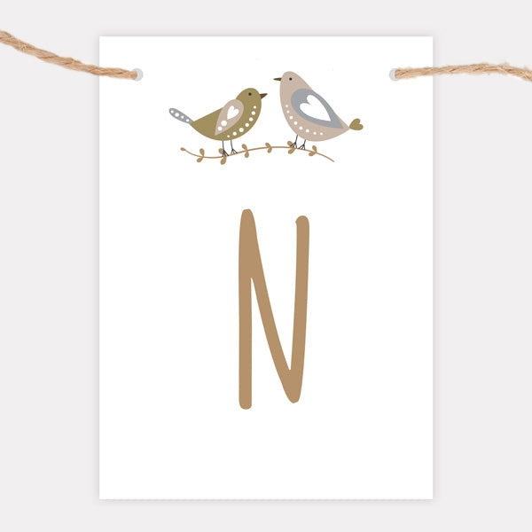 Rustic Woodland Birds - Bunting