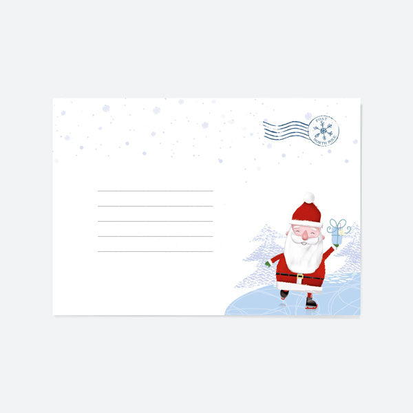 Santa & Rudolph Fun - Ice Skating - Non-Personalised Official Letter from Santa Claus