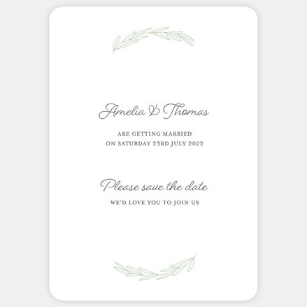 Olive Branch Save the Date Cards