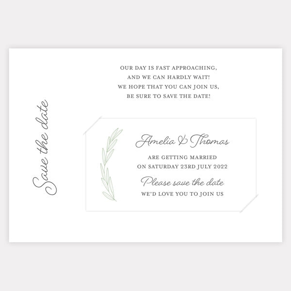 Olive Branch Save the Date Magnets