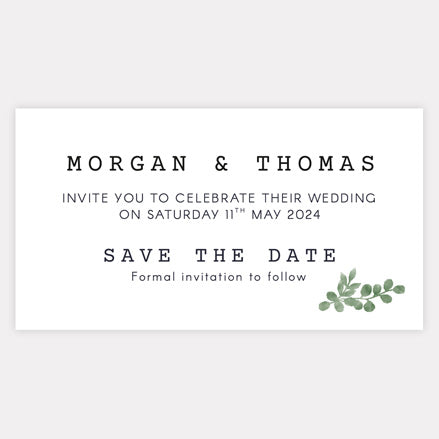 Vintage Classic Car Save the Date Magnets