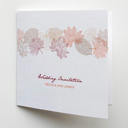Delicate Autumn Leaves Sample