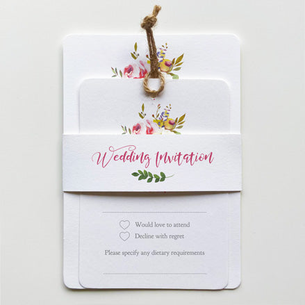 Watercolour Flower Bouquet Boutique Sample