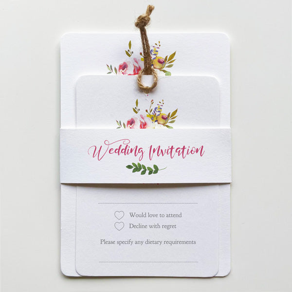 Watercolour Flower Bouquet Boutique Sample