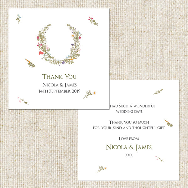 Botanical Garden Thank You Card