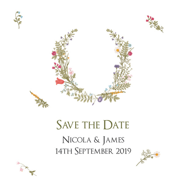 Botanical Garden Save the Date Cards