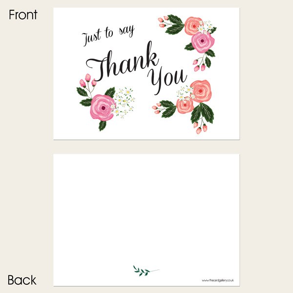 Thank You Cards - Country Peony