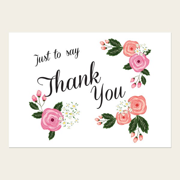 Thank You Cards - Country Peony
