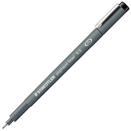 Staedtler 308 Pigment Liner Pen - Black