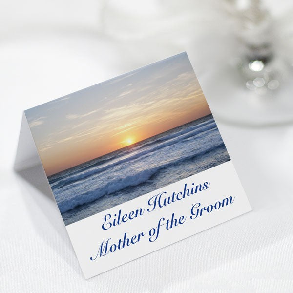 Sea Sunset - Wedding Place Cards