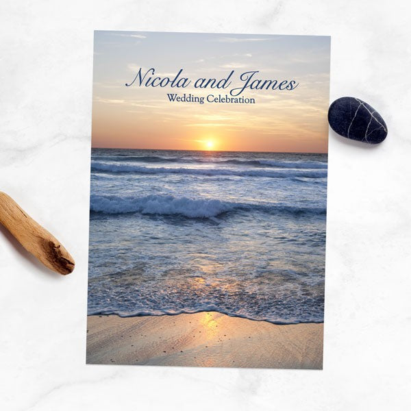 Sea Sunset - Evening Invitations