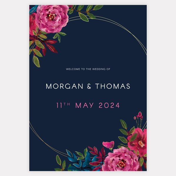 Opulent Glam - Foil Wedding Sign Range - Fast Delivery at Dotty About Paper