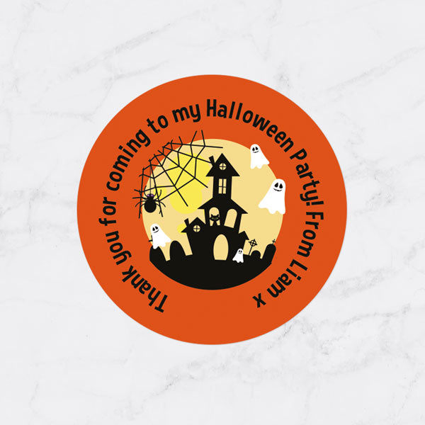 Spooky Ghosts - Halloween Sweet Cone & Sticker - Pack of 35