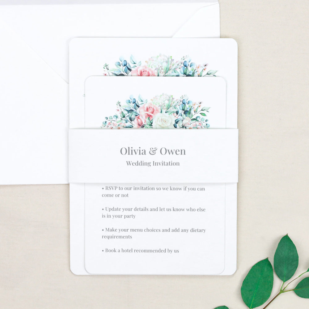 category header image Summer Bouquet - Wedding Invitation & Information Card Suite