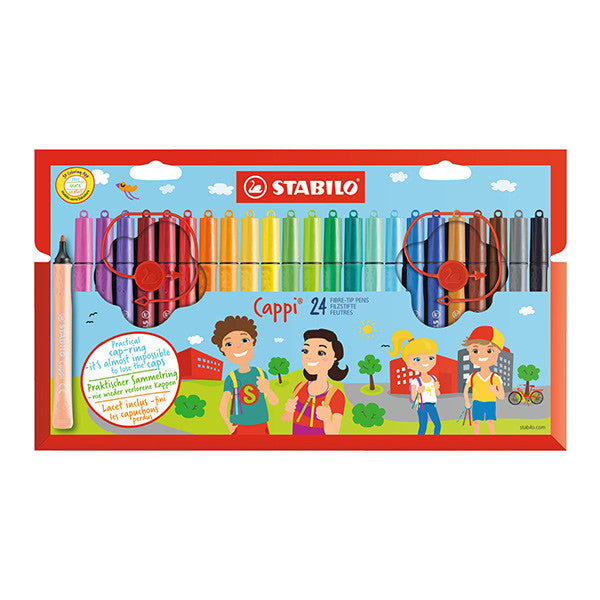 STABILO Cappi Colouring Pens Set of 24