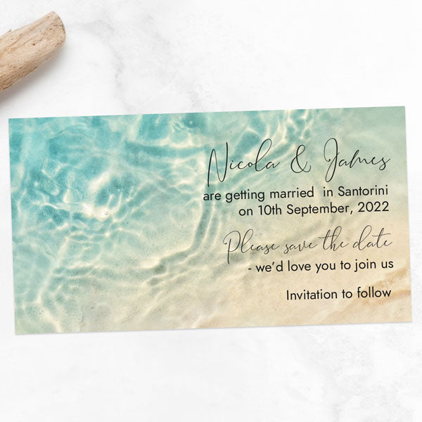 Paradise Beach - Save the Date Magnets
