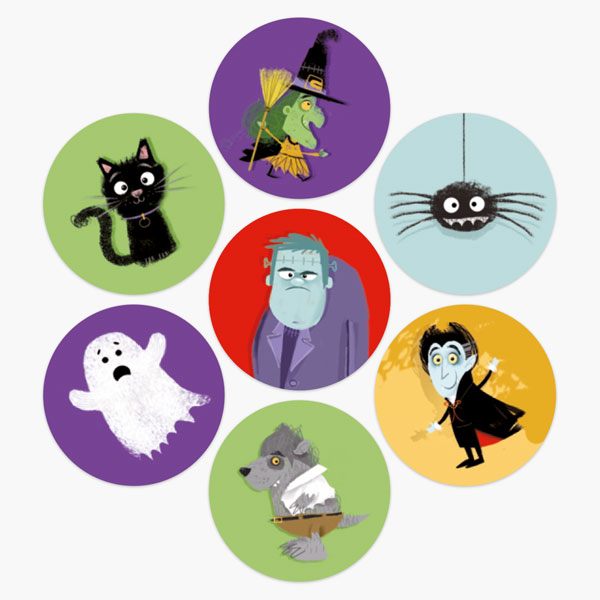 category header image Monster Mania - Halloween Stickers - Pack of 70