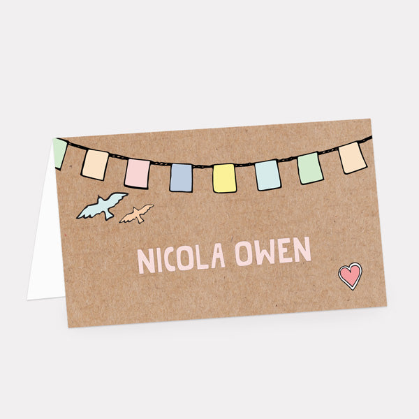 Summer Wedfest Place Card