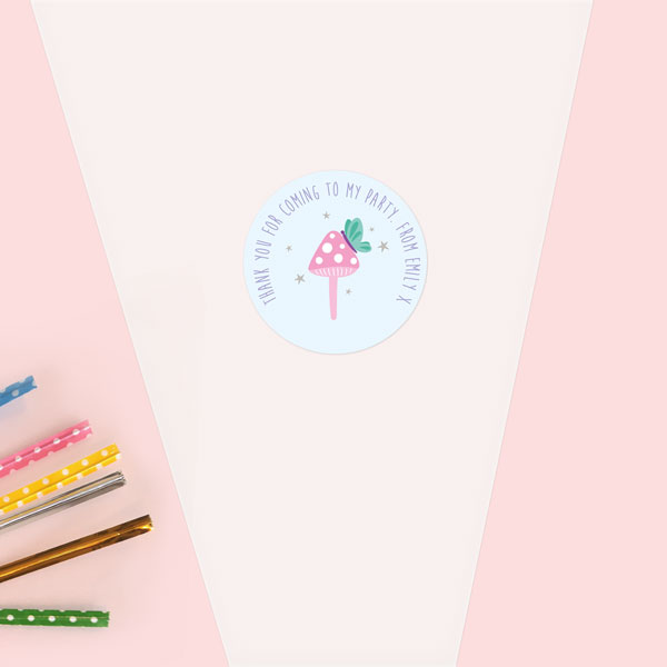 Fairy Garden - Sweet Cone & Sticker - Pack of 35