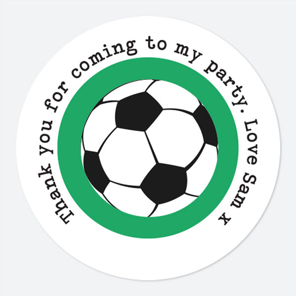Kickin' Football - Sweet Bag Stickers - Pack of 35