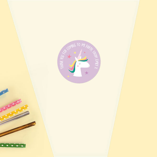 Unicorn Magic - Sweet Cone & Sticker - Pack of 35