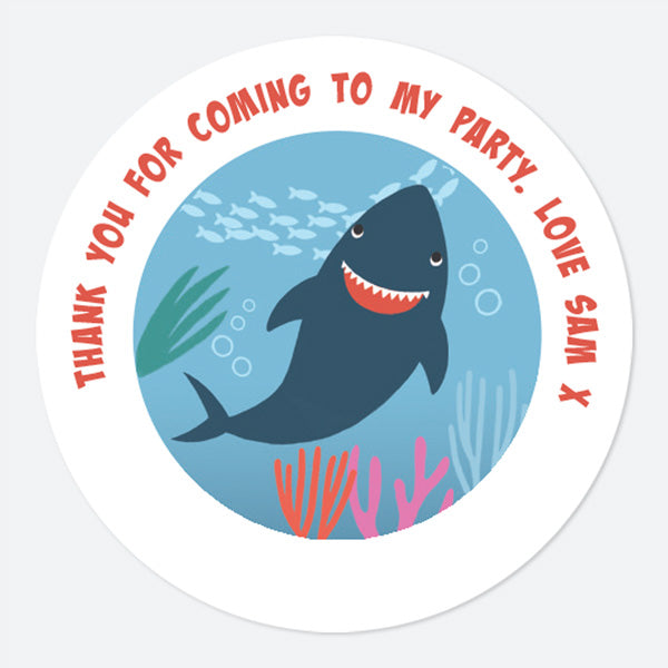 Shark - Sweet Bag Stickers - Pack of 35