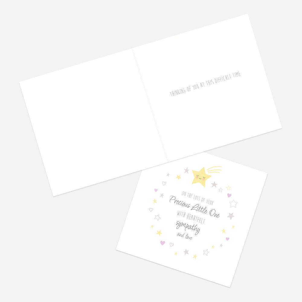 Sympathy Card - Pastel Stars - Little One