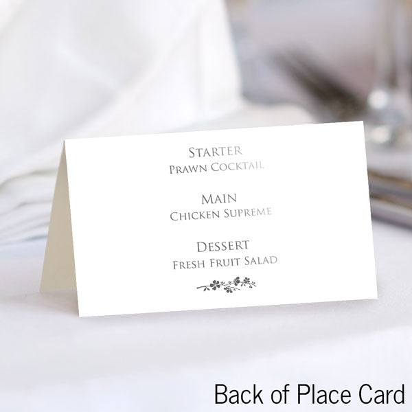 Tandem For Two Foil Place Card