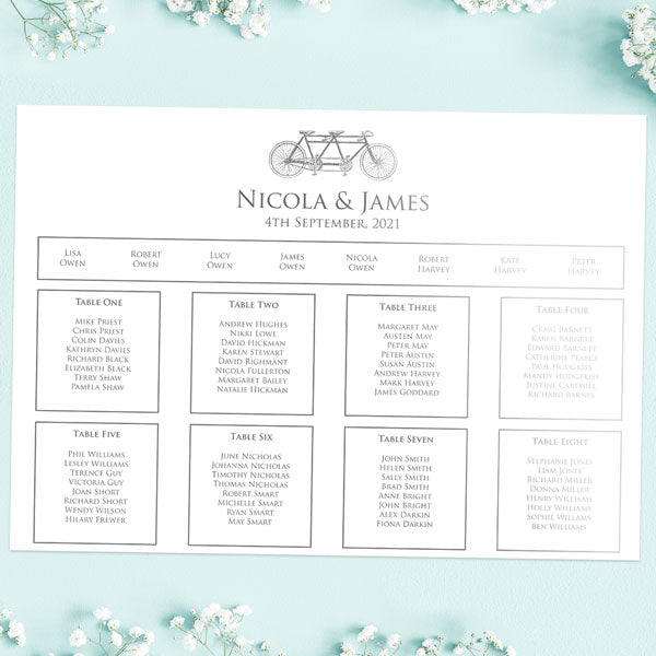 Tandem For Two Foil Table Plan