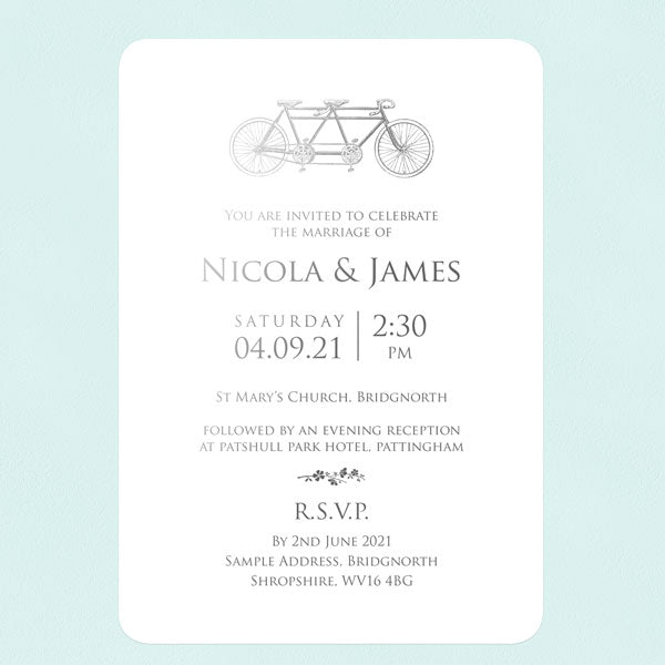 Tandem For Two Foil Sample