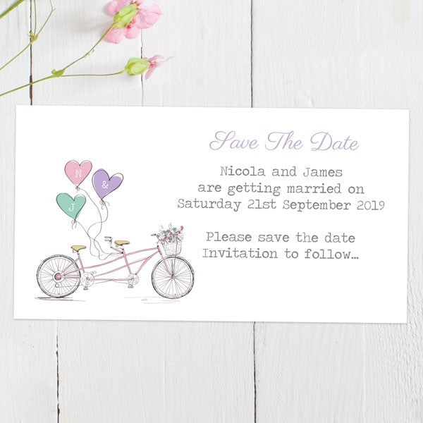 Tandem Love - Save the Date Magnets