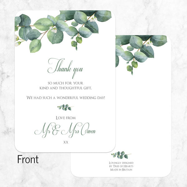 Eucalyptus Garland Thank You Card